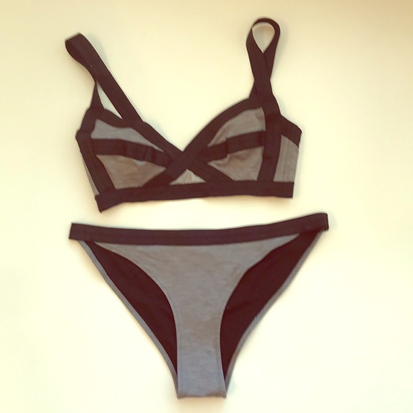H&M Other - Grey/black bikini - H&M